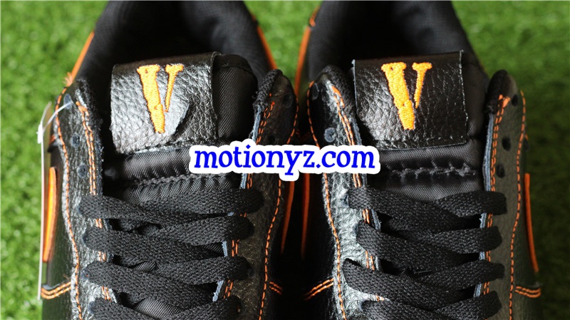 Special Field vlone X Air Force 1 Low Black Orange